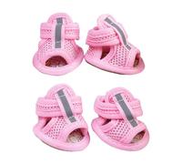 Dog Shoes, 4 Piece Large Pet Boots, Sturdy Puppy Footwear Set, Protective Outdoor Design, Comfortable Grip Sole for Daily Walks, Park, Garden, Road, Pavement, 2.36x1.97x1.97 Inches