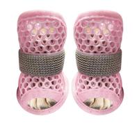 Dog Shoes - Reflective Strap Paw Protectors for Outdoor Walking Activities | Puppy Booties with Adjustable Closure Design, Suitable for Hiking Beach Hardwood Floors Home Summer Adventures, 1.57x1.57in