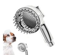 Dog Shower Attachment | Cat And Dog Bath Nozzle 2 In 1,Cat Bathing Supplies, Sho Wer Attac Hment To Wash Your, Shower Hose Attachment, Soft Silicone Comb Teeth For Indoor And Outdoor