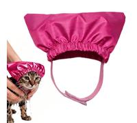 Dog Shower Caps - Waterproof Reusable Pet Bathing Hat (22x10x2cm) | Adjustable Dog Ear Cover, Cat Grooming Cap, Elastic Pet Shower Headgear, Puppy Kitten Bath Protection For Home Salon Daycare Swimmin