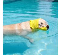 Dog Shower Ear Protector, Waterproof Bathing Cover, Swimming Ear Guard, Comfortable Elastic Headwrap, Pet Grooming Accessory, Soft Protective Headgear for Water Activities Rainy Days Swim Training