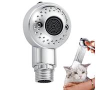 Dog Shower Head - Grooming Bath Sprayer For Easy Pet Cleaning, Adjustable Water Flow Attachment With Massage Function, Shower Wash Tool For Dogs Puppies Cats Home Bathroom Use 8 Inches