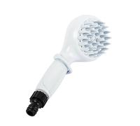 Dog Shower Head, Puppy Washer Brush, Non Slip & Lightweight Construction, 7.6x3.15x2.48 Inches Portable Design Accessory, Pet Showering Head for Camping and Outdoor Use