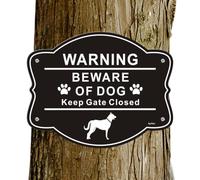 Dog Signs For Fence | Anti-rust Aluminum Metal Gardening Supplies