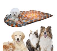 Dog Sleeping Bag, Heated Dog Bed, Packable Dog Bed, Waterproof Dog Mat, Warm Travel Dog Bed, Camping Dog Bed, Indoor Outdoor Dog Bed, Portable Pet Sleeping Bag, Cozy Dog Travel Mat, Pet Bed