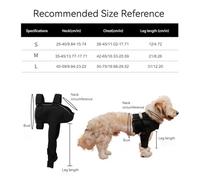 Dog Sleeve - Dog Leg Sleeve, Breathable Adjustable Heating Pet Protector, Dogs Front Leg Sleeves For Wound Recovery Leggings Daily Walking Camping Outdoor Night Travel Car Airplane Urban Outing