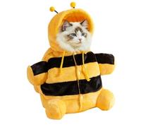 Dog Sling Carrier | Bee Shape Warm Plush Pet Bag Anti Escape Adjustable Shoulder Strap Cat For Kitten Puppy Winter Travel Outdoor Walking