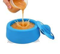 Dog Slow Feeder Bowl - ABS Material 250 ml Capacity 6.89x3.07in Bowl With Rolling Ball And Anti Slip Base - Pet Licking Feeding Bùowl - Supports Small Medium Large Dogs With Slower Eating Habits