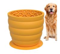 Dog Slow Feeder Bowl - Interactive Feeding Dish for Pets, Anti-Gulp Eating Solution with Food Maze Design, Mealtime Enrichment Accessory for Enfoaging Slower Consumption and Extended Feeding Session