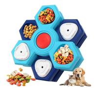 Dog Slow Feeder Bowl - Interactive Rotating Licking Tray, Puppy Feeding Toy with Anti-Choke Design, Slow Feeder for Small Spaces, Pet Mealtime Solution, Feeding Dish for Better Digestion