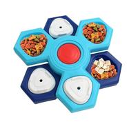 Dog Slow Feeder Bowl - Interactive Rotating Licking Tray, Puppy Feeding Toy with Anti-Choke Design, Slow Feeder for Small Spaces, Pet Mealtime Solution, Feeding Dish for Better Digestion