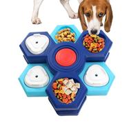 Dog Slow Feeder Bowl - Interactive Rotating Licking Tray, Puppy Feeding Toy with Anti-Choke Design, Slow Feeder for Small Spaces, Pet Mealtime Solution, Feeding Dish for Better Digestion