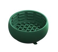 Dog Slow Feeder Bowl - Silicone Anti-Choking Pet Bowl with Non-Slip Base | Small Slow Feeder for Dogs Cats Indoor Outdoor Enrichment Feeding Training Healthy Eating Mealtime Accessory