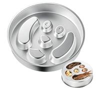 Dog Slow Feeder Bowl - Slow Feeder Dog Bowl Stainless Steel Interactive Lick Cup | Non-Slip Slôw Dogs Feeders Bowls | Anti-Choking Pet Food Bowls for Indoor Outdoor Home Camping Training Puppy