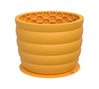 Dog Slow Feeder Lick Bowl - 620ml Silicone Puppy Enrichment Bowl | Interactive Feeding Dish with Suction Cups, Keeps Small Medium Large Breed Dogs Entertained