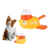 Dog Slow Feeder Puzzle Toy Interactive Duck Shaped, 2-In-1 Durable Treat Dispenser for Small Medium Dogs - Promotes Iq Training & Mental Stimulation with 3 Size Food Outlet (1pcs)