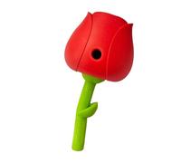 Dog Slow Feeder, Treat Dispensing Toys, Dog Treat Toy, Shape Slow Feeder, Red Treat Dispenser Interactive Dog Toys, Puzzle Toys Slow Feeder Ball, Slow Eating Cat Food Puzzle Feeder for Pets