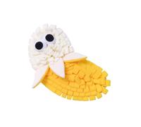 Dog Sniffing Mat - Banana Fruit-Shaped Puppy Puzzle Toy, Interactive Slow Feeder Enrichment Pad for Medium and Large Breeds; Snuffle Mat for Training, Mental Stimulation, Playing at Home, Indoor Room