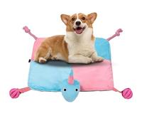 Dog Sniffing Mat, Colorful Bunny Feeding, Portable Interactive Slow Feeding, Soft Sturdy Fabric, Built-In Food Dispenser, Ideal For Training Dogs and Puppies