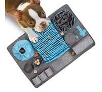 Dog Sniffing Mat, Feeding Game, Interactive Stimulation Pad Forage Play Mental Activity, Suitable Cats Puppies Large Breeds, Sniffing Toy for Pet Entertainment and Training