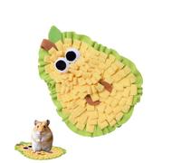 Dog Sniffing Pad - Non Slip Enrichment Puzzle Mat, Puppy Slow Feeding Foraging Toy with Fruit Shaped Sections, Ideal for Small Medium Large Breeds Home Indoor Living Room Play