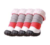 Dog Snow Boots, Warm Boots, Cold Weather Dog Shoes, Anti-Slip Dog Shoes, Waterproof Dog Booties, Dog Boots for Snow, Perfect for Protecting Your Pet’s Paws Snow, During Hiking, Beach Walks