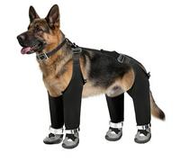 Dog Snow Pants - Impermeable Fabric 30 cm Size, Waterproof Dog Boots, Breathable Comfort | Secure Grip Pet Winter Wear, Anti Slip Shoes For Walking, Camping, Travel, Night Outings