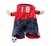 Dog Soccer Jersey - Polyester, Sports Shirt Breathable Fabric | Lightweight Football Casual Clothes, Pet Athletic Apparel For Summer, Birthday Parties, Photography, Puppies, Kittens