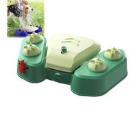 Dog Sprinkler for Outdoor, Step On Dog Water System, Garden Pet Bath Toy Splash Play Cooling Toy for Play and Drinking in Outdoor Garden Yard (Green)