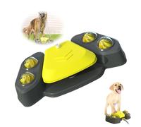 Dog Sprinkler Paw Activated, Dog Sprinkler for Outdoor,Paw-Activated Large Puppy Water Fountain with Adjustable Spray, Pet Water Toy for Play and Drinking (Grey)