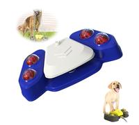 Dog Sprinkler Paw Activated, Dog Sprinkler for Outdoor,Paw-Activated Large Puppy Water Fountain with Adjustable Spray, Pet Water Toy for Play and Drinking (Blue)