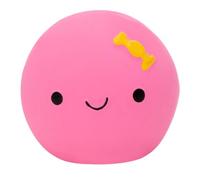 Dog Squeaky Egg, Pet Chew Egg Toy, látex Rubber Chew Egg in Cute Doll Shape, Interactive Pet Toy with Four-Color Squeaky Egg Balls for Small and Medium-Sized Dogs, Fun Dog Chew Toy