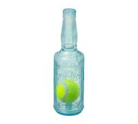 Dog Squeaky Toy, Bottle Chew Ball, Tennis Interactive Toy, Puppy Teething Toys, Sturdy Rubber Sound Toys Stress Relief Training Exercise Indoor Outdoor Swimming Bath for Aggressive Chewer Puppies Dogs