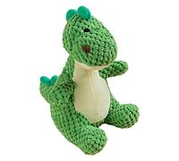 Dog Squeaky Toys - Plush Squeaky Dinosaur Chew Toy For Puppies | Anti Stress Calming Teething Chew Toy | Durable Interactive Play Accessory For Aggressive Chewers Indoor Outdoor Beach Park Activities