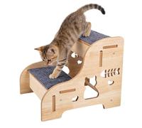 Dog Stairs for Bed - Wooden Non Slip Heavy Duty Pet Steps Ramp | Stable Climbing Ladder for Small Large Dogs Senior Pets Puppies | Indoor Outdoor Bed Couch Sofa Car Furniture Access Support