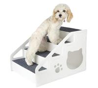 Dog Stairs - Non Slip Pet Stairs | 4 Step Ramp for Tall Sofa and House - for High Bed Sofa Play Area Pets Small Medium Large Cats and Dogs