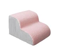 Dog Steps For High Bed - Lightweight Portable Pet Ladder, Removable Easy Wash Fabric, Stable Non Skid Bottom, Safety Climbing Aid Home Accessory, Multi Step Puppy Stairs | For Older Cats