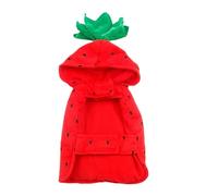 Dog Strawberry Costume, Kitten Strawberry Sweater, Winter Dog Hoodie, Strawberry Pet Clothes, Funny Pet Costumes, Halloween Pet Outfit, Christmas Pet Sweater, Cute Dog Costume for Winter