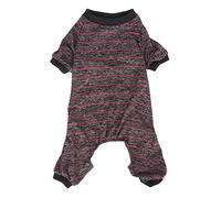 Dog Striped Pajamas for Summer | 4 Legs Thin & Breathable Pet Pajamas | Soft Dog Apparels for Home Comfort/Nighttime Use | Easy Pullover Design (XS)