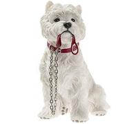 Dog Studies - Figura de Walkies Range West Highland Terrier con plomo sentado