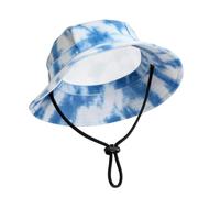 Dog Sun Hat, Adjustable Pet Hat with Ear Holes, Breathable Dog Cap