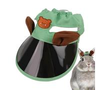 Dog Sun Hat, Kitten Outdoor Caps, Adjustable Pet Sunlight Protection Cap, Travel Sport Visor, Lightweight Sunbonnet Design, Perfect for Small Puppies Gold Alfresco Adventures