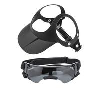 Dog Sun Hat, Pet Goggles & Adjustable Visor, Breathable PP Eva Build, UV Protection & Comfortable Fit, Ideal for Small Breeds Summer Outdoor Travel, 4.72x1.57 Inches, Glasses