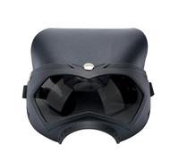 Dog Sunglasses, Dustproof UV Protection Cat Hat, Shock-Resistant Pet Helmet with Adjustable Strap, Removable Accessories for Outdoor Travel, Camping, Summer, Festivals 7.09x4.72in