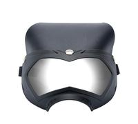 Dog Sunglasses, Dustproof UV Protection Cat Hat, Shock-Resistant Pet Helmet with Adjustable Strap, Removable Accessories for Outdoor Travel, Camping, Summer, Festivals 7.09x4.72in
