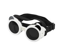 Dog Sunglasses - Outdoor Goggles Protective Eyewear, UV Shield, Adjustable Band | Durable Polycarbonate Frame Lightweight Construction Secure Fit Comfortable Small Medium Breed Activities Hiking