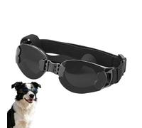 Dog Sunglasses, Pet UV Protection Goggles, 5.91x1.77x1.57in Adjustable Strap Puppy Glasses with Secure Fit System, Durable Eye Shield Design, Outdoor Sun Snow Safety Gear, Walking Hiking Use