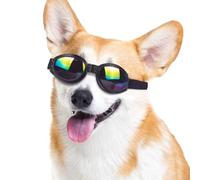 Dog Sunglasses - UV Protection Adjustable Pet Goggles For Dogs | Windproof Eye Protection Glasses For Medium Large Dogs | Elastic Strap Comfortable Fit |Outdoor Travel Sun Eye Wear For Pets