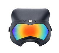 Dog Sunglasses, UV Protection Hat, Cat Glasses, Weatherproof Breathable Eyewear with Adjustable Strap, Secure Fit Gear for Snow Adventures Festivals Camping Walks