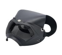 Dog Sunglasses, UV Protection Pet Hat, 18x12cm/7.09x4.72 Inches Waterproof Dog Helmet, Removable and Breathable Design, Adjustable Fit, Black, Outdoor Hiking and Beach Use